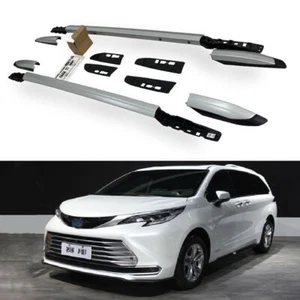 2Pcs Side Rail Bar Roof Rail Racks Fits for 2021 2022 2023 Sienna XL40 - Picture 1 of 9