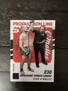 2022 Donruss UFC Production Line Press Proof Purple #8 Sean O'Malley 7/99