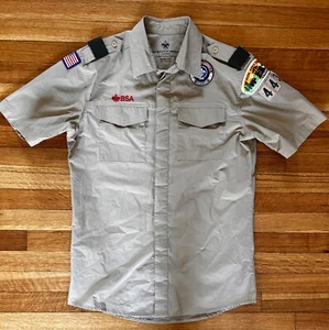 BOY SCOUT BSA S/S SHIRT - NEVADA AREA COUNCIL - VENTILATED - MEN'S MEDIUM - Picture 1 of 5