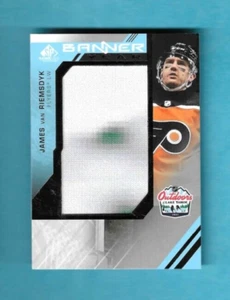 JAMES VAN RIEMSDYK 2021-22 SP Game Used BANNER YEAR JUMBO JERSEY - LAKE TAHOE! - Picture 1 of 2