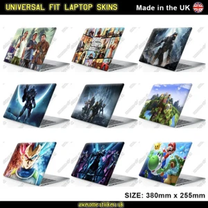 LAPTOP SKIN wrap sticker printed vinyl TO FIT Macbook Lenovo HP ASUS Dell - Picture 1 of 10