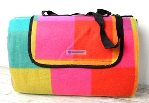 NEW Songmics 59"x76 3/4" Blanket Of Picnic Camping Beach Garden Rain Folding - Picture 1 of 5