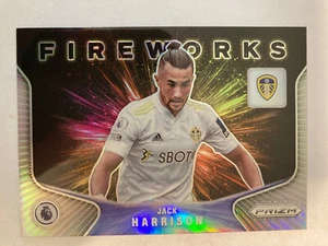 2021-22 Panini Prizm EPL Fireworks Prizms Silver #23 Jack Harrison Leeds United - Picture 1 of 2