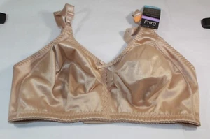 NWT BALI COOL COMFORT fabric BRA DF3820 BEIGE wirefree 40DD - Picture 1 of 4
