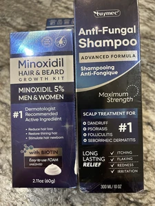 Haar- & Bartwuchs-Set/Anti-Pilz-Shampoo  - Bild 1 von 4