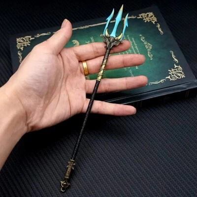 God of War Ragnarok Llavero Kratos Poseidón Tridente Foto 1 de 4