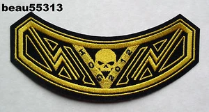 ⭐HARLEY DAVIDSON OWNERS GROUP HOG H.O.G. 2012 Willie G Totenkopf Rocker Weste Patch - Bild 1 von 1