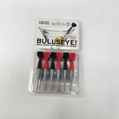 Fred's Bullseye Party Picks / Drink Picks 3" de largo (forma de dardo) - Paquete de 12 R1 Foto 1 de 2