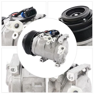 25W A/C CompressorAir Compressor Fits For John Deere Tractorp Silver Black 24V - Picture 1 of 6