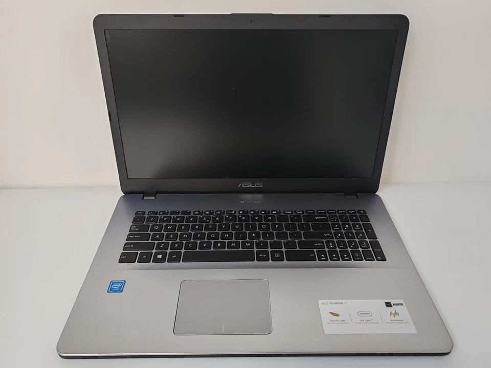 NOTEBOOK ASUS VIVOBOOK 17 INTEL CELERON N3060 4GB RAM 500GB HD WIN10 WEBCAM - Immagine 1 di 4