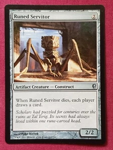 Magic The Gathering CONSPIRACY RUNED SERVITOR artifact card MTG - Bild 1 von 2