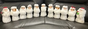 De Colección 11 Toallas Sigma Pintado a Mano Papel Maché Dama Navidad/Santa Adornos *LEER - Imagen 1 de 7