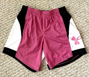 Pantaloncini da basket Under Armour donna NUOVI Baseline 6" rosa nero bianco taglia XS - Foto 1 di 8