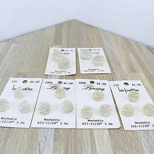 Button Lot Lansing & la petite Carded Textured Sewing Closures & Connectors - Picture 1 of 5