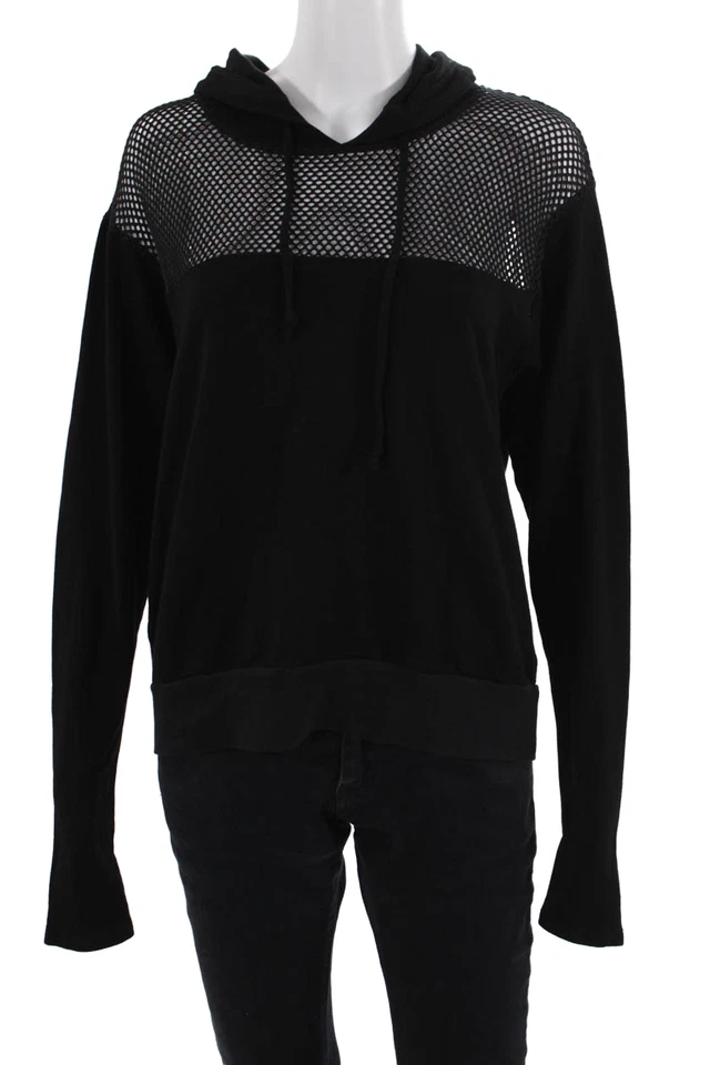 Sudadera con capucha Red Haute para mujer negra con cordón gótico talla L Foto 1 de 4