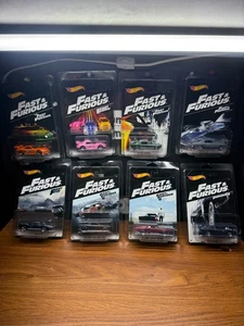 Hot Wheels 2016 Fast & Furious Car Set of 8 Walmart Exclusive In Protectors - Picture 1 of 8