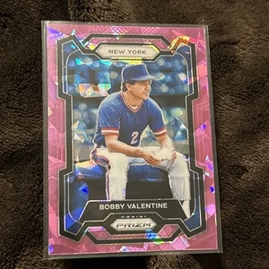 Bobby Valentine 2024 Panini Prizm #163 Pink Cracked Ice Prizm NM+ Pack Fresh FS - Picture 1 of 6