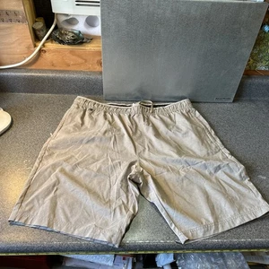 Voyager Shorts Herren Gummibund mit Reißverschluss Fronttaschen beige khaki - Bild 1 von 11