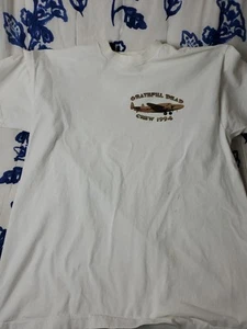 Grateful Dead Crew '94 Summer Tour t-shirt XL Last In First Out Stealth Plane - Picture 1 of 6