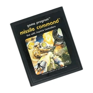Missile Command (Atari 2600, 1981) Videospiel nur Cartridge CX2638 - Bild 1 von 4