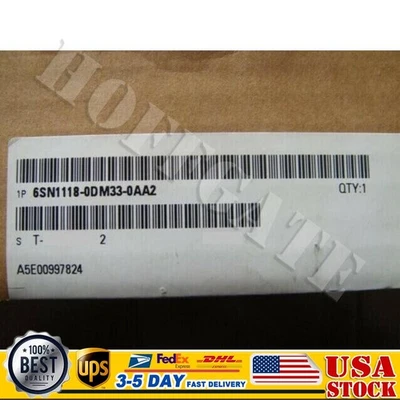 New Siemens SIMODRIVE 611 DIGITAL CONTROL 6SN1118-0DM33-0AA2 6SN1 118-0DM33-0AA2 - Image 1 of 2