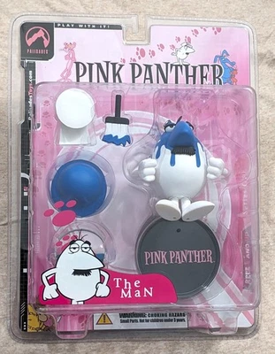 The Man Pink Panther Action Figure Blue Paint Palisades 2004 New Unopened - Image 1 of 3