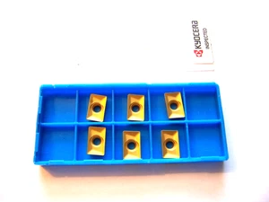 New 6 Pcs - XPMT 15T308  Grade CA2325 Coated Kyocera Inserts - Picture 1 of 3