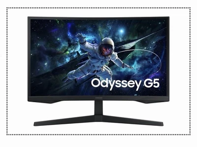 Samsung Odyssey G5 S27CG552EU Curved Gaming Monitor 68,6cm (27 Zoll) - Bild 1 von 2