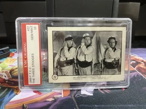 The Three Stooges 1989 TV Show FTCC Card #22 GRADED 10 MINT - Picture 1 of 2