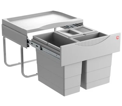 Hailo Mülleimer Küche Einbau 50 & 60cm Schrank Abfalleimer Mülltrennung Bioeimer - Bild 1 von 4