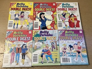 Vintage 1990er Lot Betty und Veronica Double Digest Magazin Comic 54 55 56 57 58 59 - Bild 1 von 24