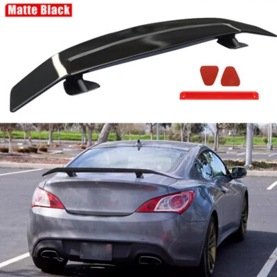 For Hyundai Genesis Coupe 47" Rear Trunk Spoiler Racing GT Wing Matte Black Foto 1 de 4