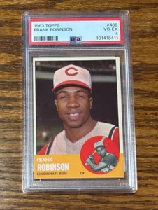1963 Topps # 400 Frank Robinson Hof Cincinnati Reds PSA 4 - Bild 1 von 2