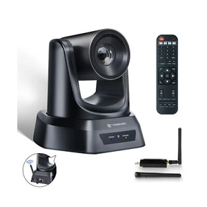 5.8GHz Wireless Conference Room Webcam, Church Live Streaming 3X USB 1080P 60... - Picture 1 of 9
