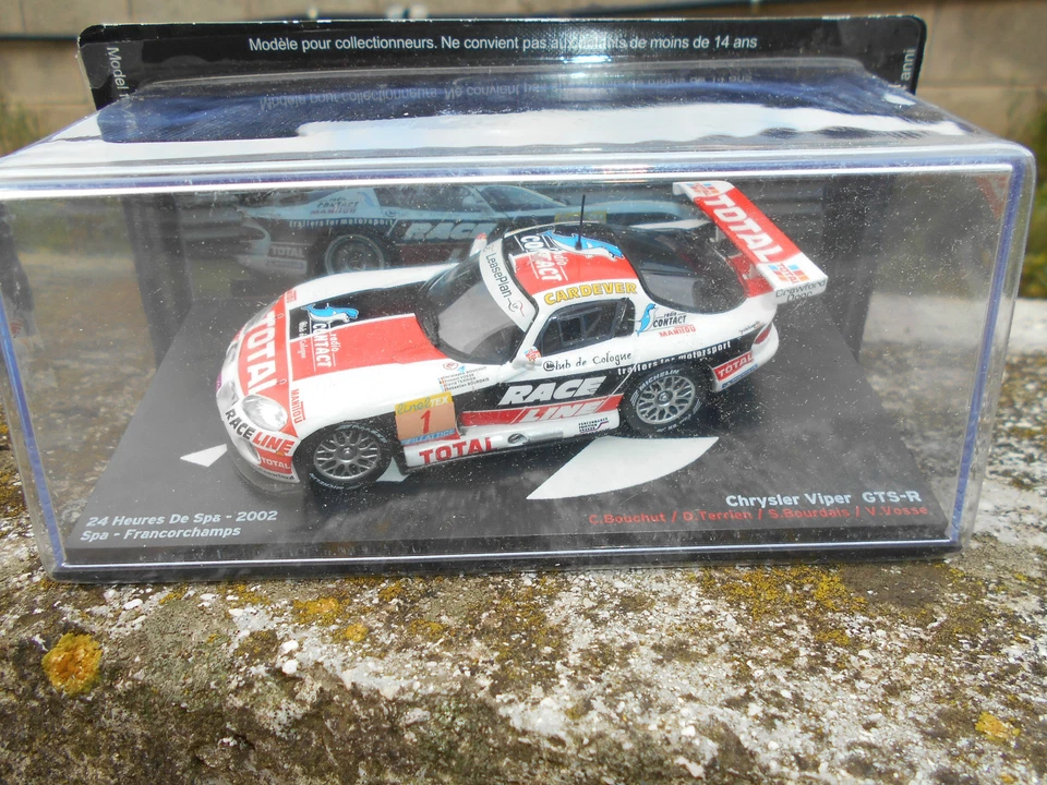 DIE CAST CHRYSLER VIPER GTS-R - SPA-FRANCORCHAMPS - 24H DU SPA 2002-SCALA 143 - Immagine 1 di 1