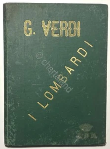Noten - G. Verdi - Die Langobarden beim Ersten Kreuzzug - Werk in 4 Akten - Erinnerungen - Bild 1 von 4