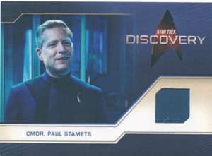 Star Trek Discovery Season 4 costume card RC68 of CMDR Paul Stamets Blue Var
