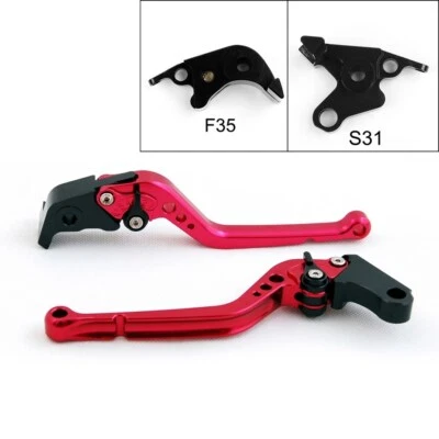 Long Brake Clutch Levers Fit For Suzuki B-King 2008-2011 Red H0 - Image 1 of 4