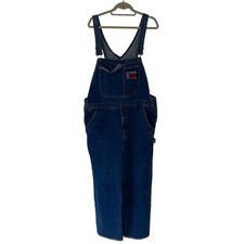 Ralph Lauren Chaps Vintage Mens Overalls Size XL Bib Workwear Dungarees Denim