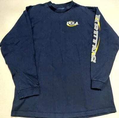 Vtg 90s UCLA Bruins T Shirt Mens Large Blue Jansport Long Sleeve Heavy USA Made - Image 1 of 4