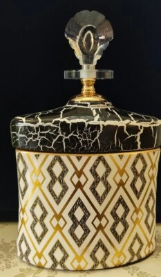 Vase, Flasche Mit Deckel Luxus Dekoration - Bild 1 von 4