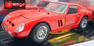 Burago 1/18 Scale Model Car 3311 - 1962 Ferrari 250 GTO - Red - Picture 1 of 5