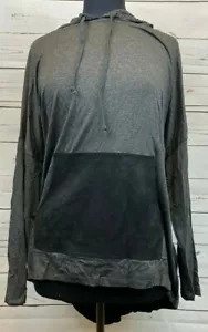 Karen Kane Midnight Sun Colorblock Hoodie Hooded Sweatshirt Gray Size 2X NEW NWT - Picture 1 of 10