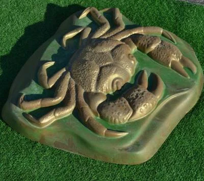 Concrete mold crab decorative stone casting decor sold 1pc mold ABC plastic A01