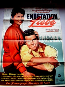 Endstation Liebe Horst Buchholz Barbara Frey A1 84 x 60cm Original Kinoplakat EA - Bild 1 von 1