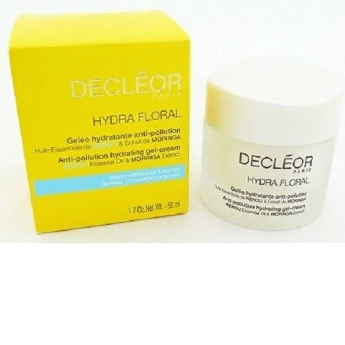 Decleor Hydra Floral  Anti-Pollution Hydrating gel cream 1.7oz New In Box Foto 1 de 1