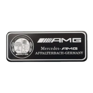 Mercedes - AMG AFFALTERBACH·GERMANY Aluminum logo badge replacement piece - Picture 1 of 11