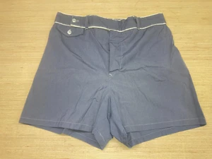 Vintage McKeever's by Cisco 60er 1970er Jahre Sportshorts blau grau Gr. MED Baumwollmischung - Bild 1 von 15