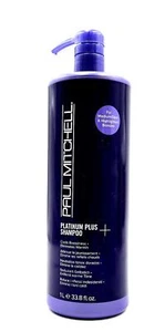 Paul Mitchell Platinum Plus Shampoo/Medium Dark Highlighted Blondes 33.8 oz - Picture 1 of 1