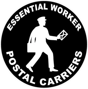 Essential Worker Postal Carrier Decal - Picture 1 of 1